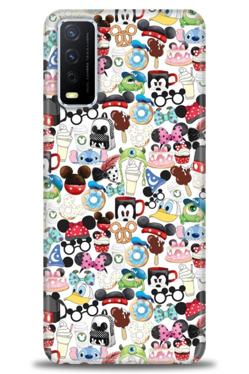 Vivo Y11S Kılıf HD Baskılı Kılıf - Cartoon