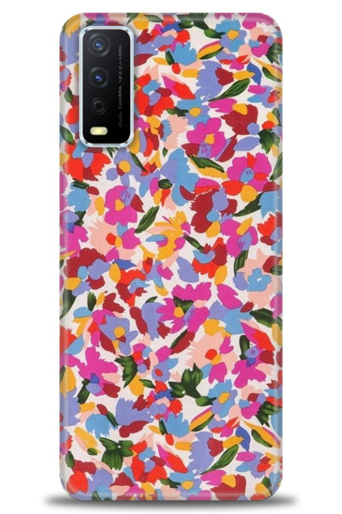 Vivo Y20 Kılıf HD Baskılı Kılıf - Renkli Baskı