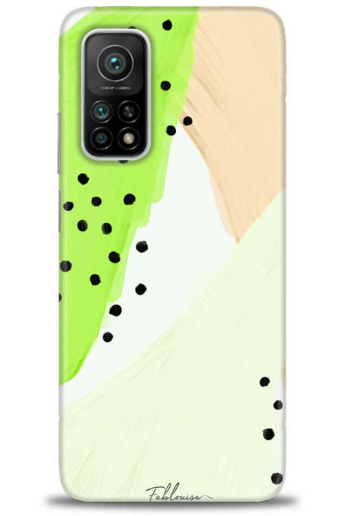 Xiaomi Mi 10T Pro Kılıf HD Baskılı Kılıf - Fıstık Yeşili