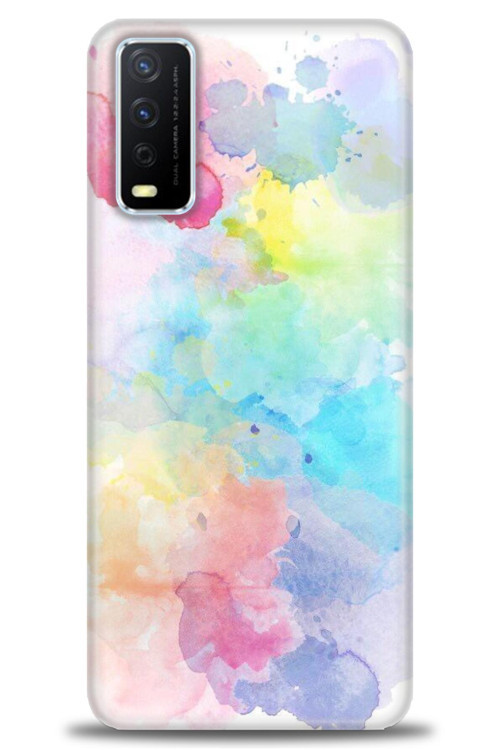 Vivo Y20S Kılıf HD Baskılı Kılıf - Renk Paleti