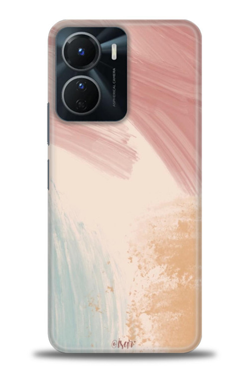 Vivo Y16 Kılıf HD Baskılı Kılıf - Soft Renkler