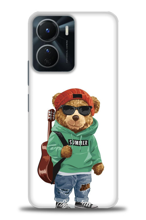 Vivo Y16 Kılıf HD Baskılı Kılıf - Teddy Bear