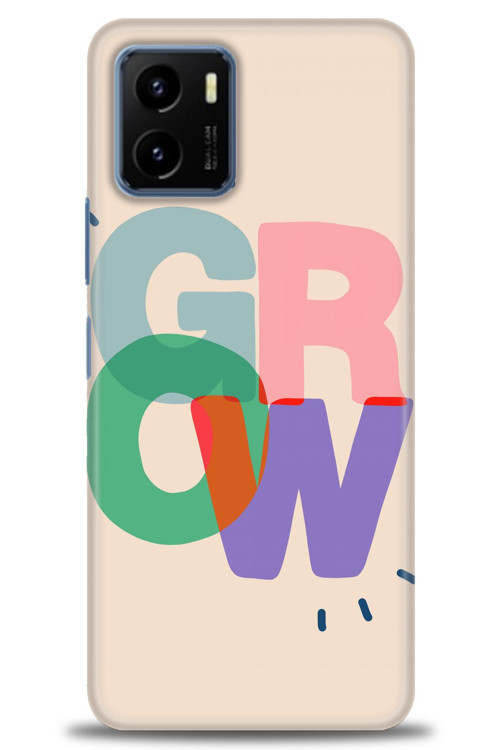 Vivo Y21S Kılıf HD Baskılı Kılıf - Grow