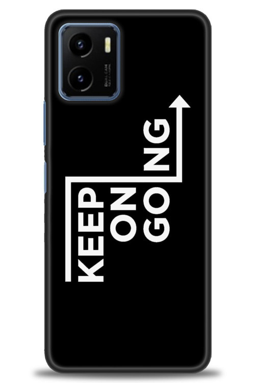 Vivo Y21 Kılıf HD Baskılı Kılıf - Keep On Going