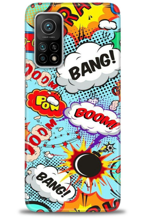 Xiaomi Mi 10T Kılıf HD Baskılı Kılıf - Bang Boom