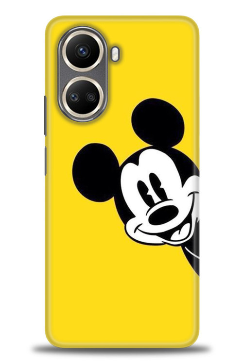 Tecno Camon 19 Neo Kılıf HD Baskılı Kılıf - Sarı Mickey Mouse