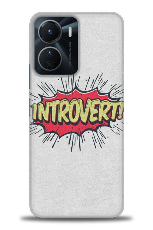 Tecno Spark 9 Pro Kılıf HD Baskılı Kılıf - Introvert!