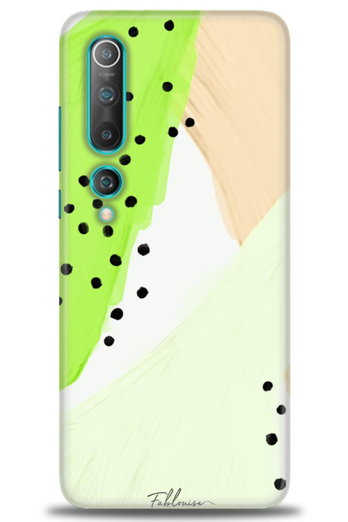 Xiaomi Mi 10 Kılıf HD Baskılı Kılıf - Fıstık Yeşili