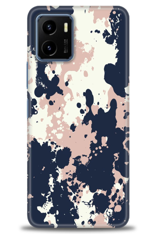 Vivo Y21 Kılıf HD Baskılı Kılıf - Lacivert