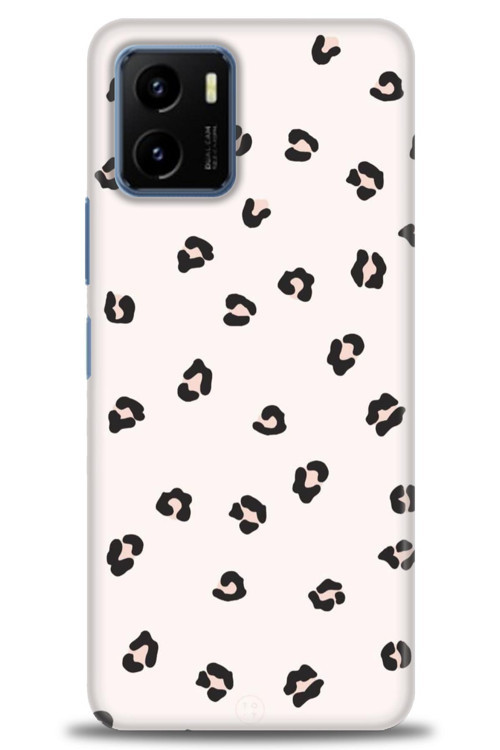 Vivo Y32 Kılıf HD Baskılı Kılıf - Kahveli Leopar