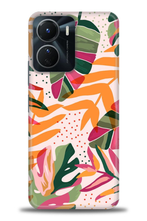 Tecno Spark 9 Pro Kılıf HD Baskılı Kılıf - Turuncu Pembe