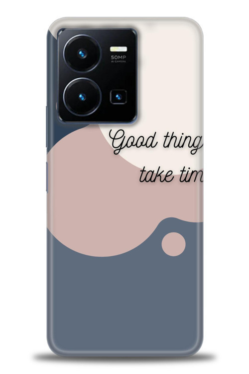 Tecno Spark Go 2023 Kılıf HD Baskılı Kılıf - Good Things Take Time