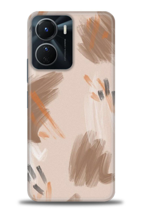 Tecno Spark 9 Pro Kılıf HD Baskılı Kılıf - Kahve Çizgiler