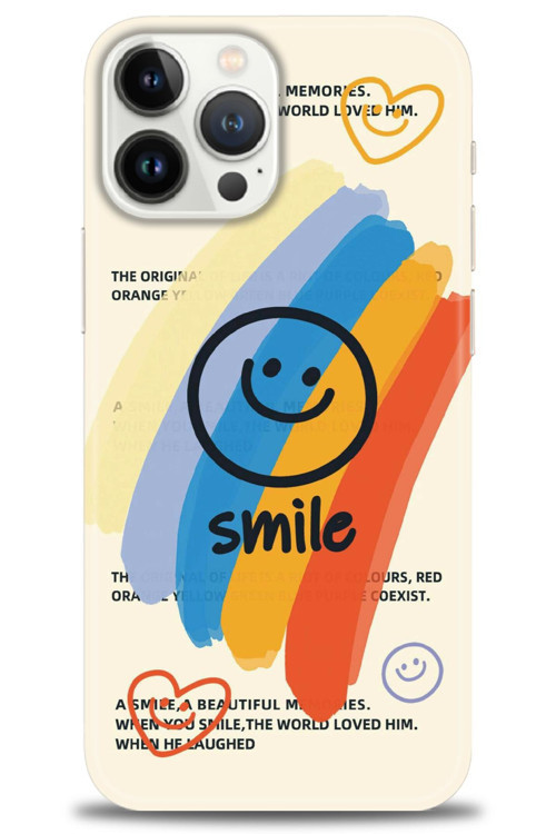 Tecno Spark 10 Kılıf HD Baskılı Kılıf - Smile