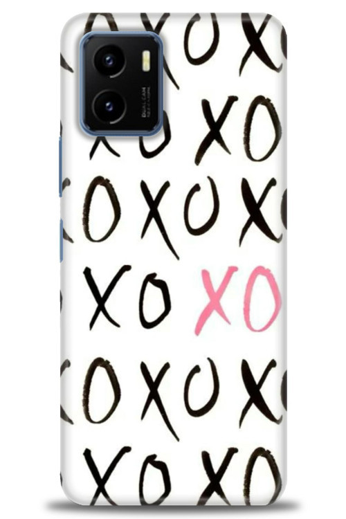 Vivo Y32 Kılıf HD Baskılı Kılıf - XOXO