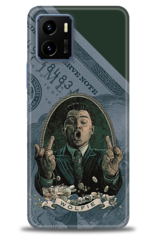 Vivo Y21S Kılıf HD Baskılı Kılıf - Dolar