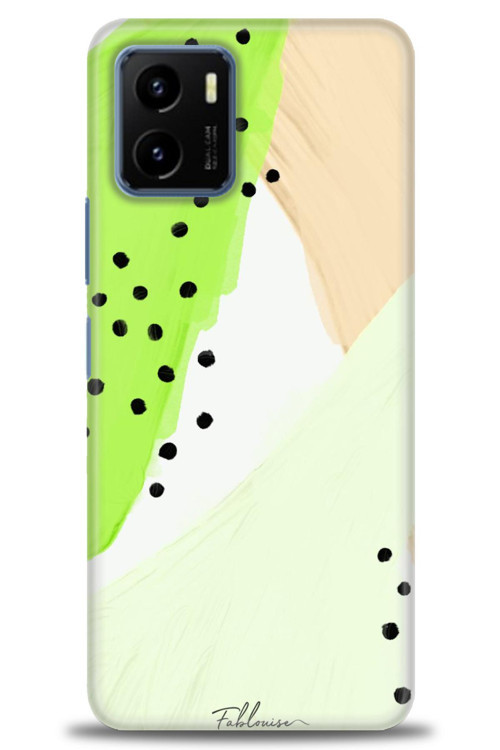Vivo Y21 Kılıf HD Baskılı Kılıf - Fıstık Yeşili