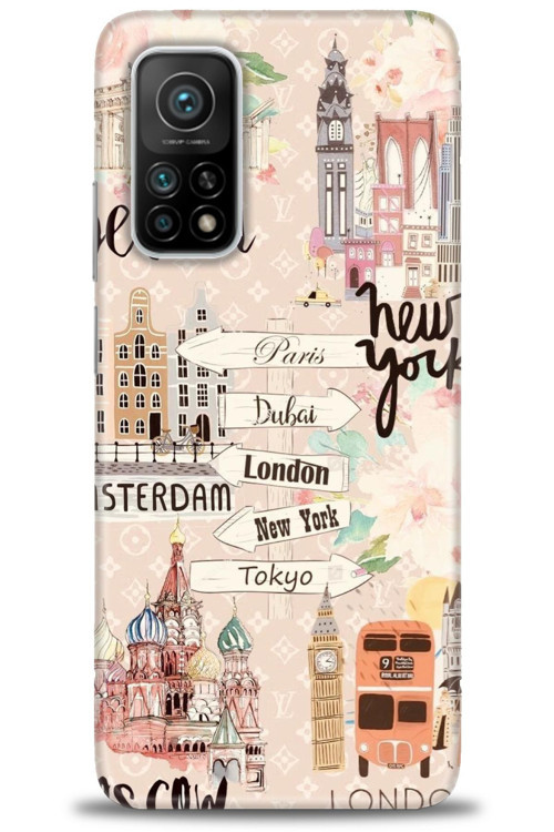 Xiaomi Mi 10T Kılıf HD Baskılı Kılıf - Berlin Set