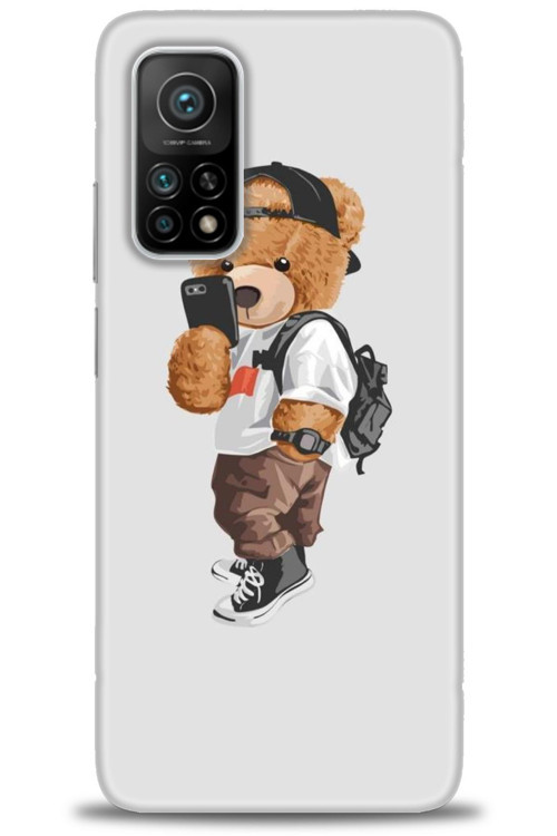 Xiaomi Mi 10T Pro Kılıf HD Baskılı Kılıf - Teddy Bear Cool