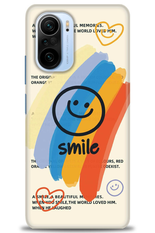 Xiaomi Mi 11i Kılıf HD Baskılı Kılıf - Smile