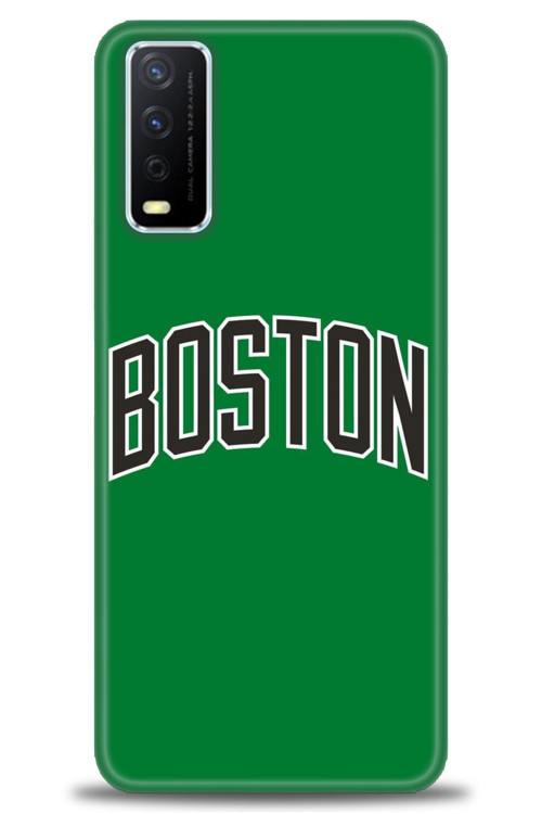 Vivo Y20 Kılıf HD Baskılı Kılıf - Boston Yeşil