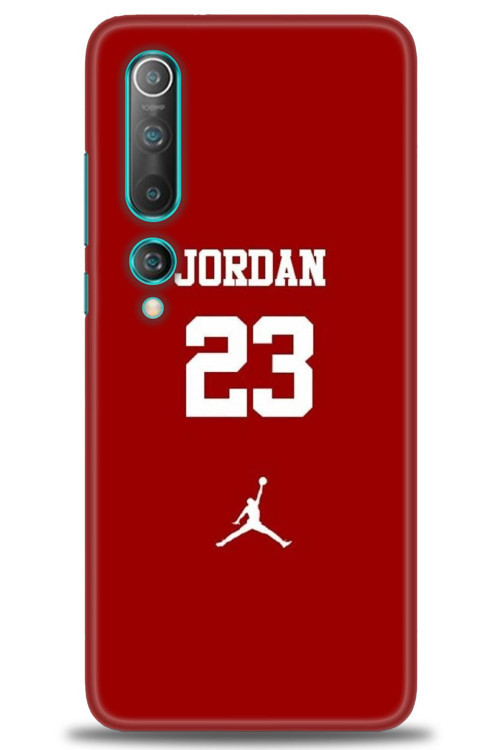 Xiaomi Mi 10 Kılıf HD Baskılı Kılıf - Jordan Kırmızı