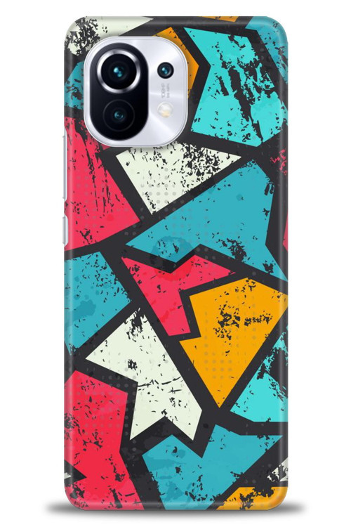 Xiaomi Mi 11 Kılıf HD Baskılı Kılıf - Grafiti