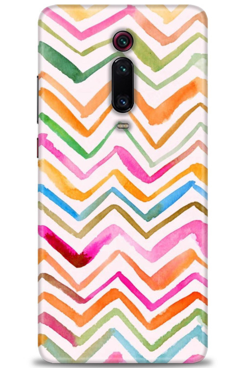Xiaomi Mi 9T Kılıf HD Baskılı Kılıf - Zikzak