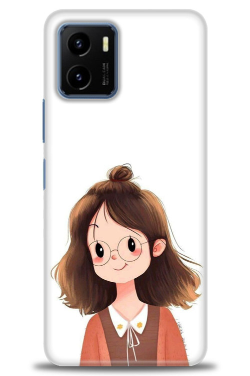 Vivo Y33S Kılıf HD Baskılı Kılıf - Tatlı Kız