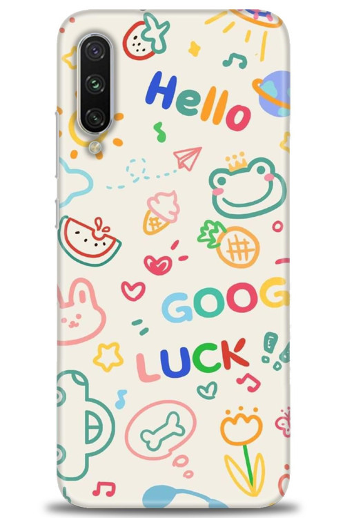 Xiaomi Mi A3 Kılıf HD Baskılı Kılıf - Goog Luck