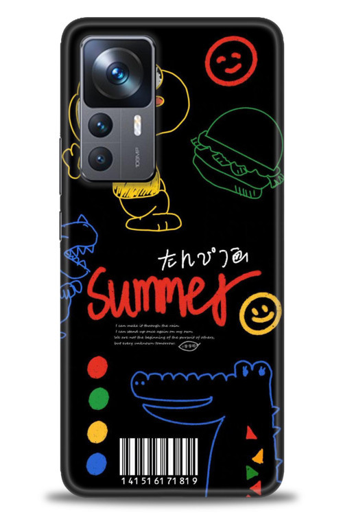 Xiaomi Mi 12T Kılıf HD Baskılı Kılıf - Summer