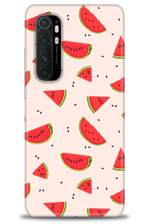 Xiaomi Mi Note 10 Lite Kılıf HD Baskılı Kılıf - Karpuz Dilimleri