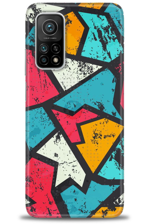 Xiaomi Mi 10T Pro Kılıf HD Baskılı Kılıf - Grafiti