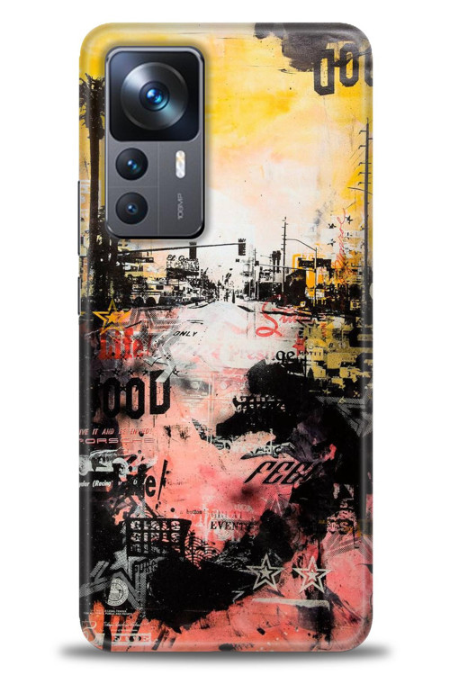 Xiaomi Mi 12T Pro Kılıf HD Baskılı Kılıf - Karışık Baskı