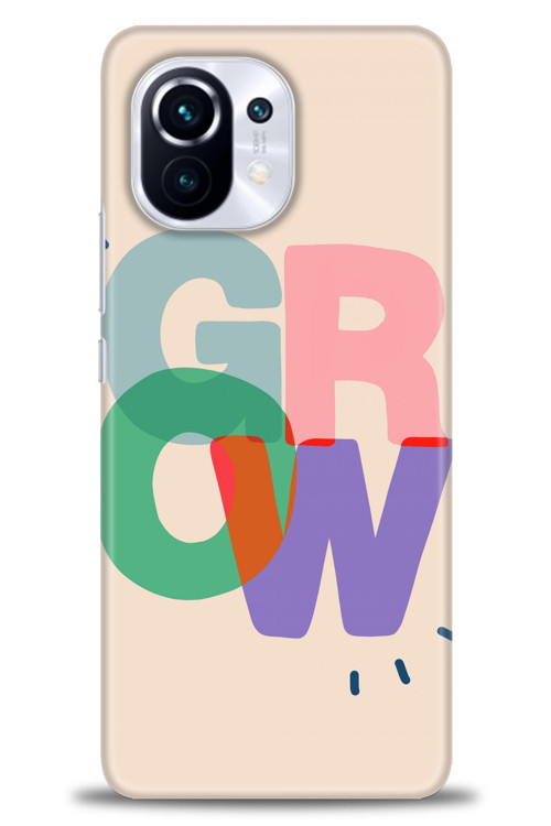 Xiaomi Mi 11 Kılıf HD Baskılı Kılıf - Grow