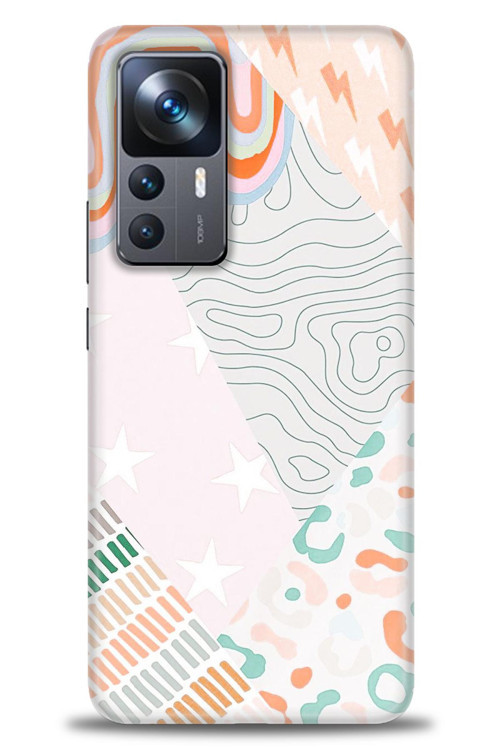 Xiaomi Mi 12T Kılıf HD Baskılı Kılıf - Çok Renkli