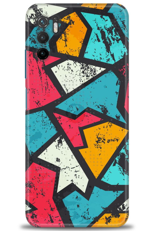 Xiaomi Poco M3 Pro Kılıf HD Baskılı Kılıf - Grafiti