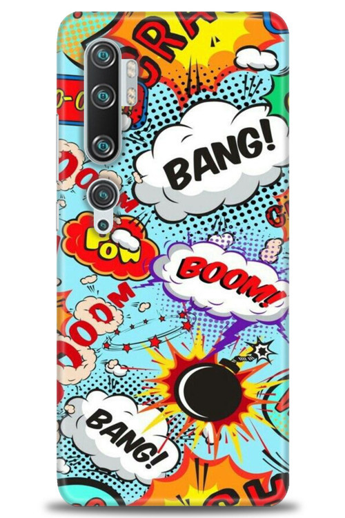 Xiaomi Mi Note 10 Pro Kılıf HD Baskılı Kılıf - Bang Boom