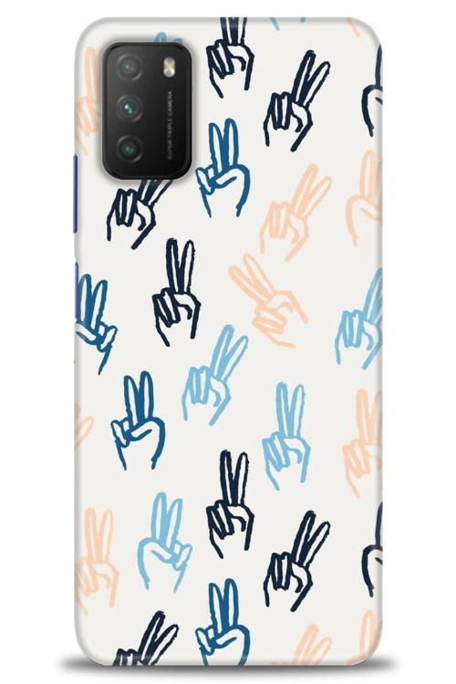 Xiaomi Poco M3 Kılıf HD Baskılı Kılıf - Tavşan Kulağı