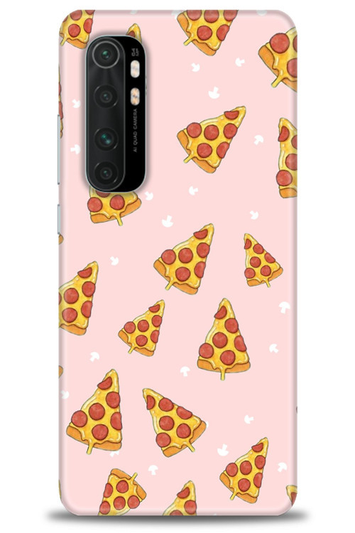 Xiaomi Mi Note 10 Lite Kılıf HD Baskılı Kılıf - Pizza Dilimleri