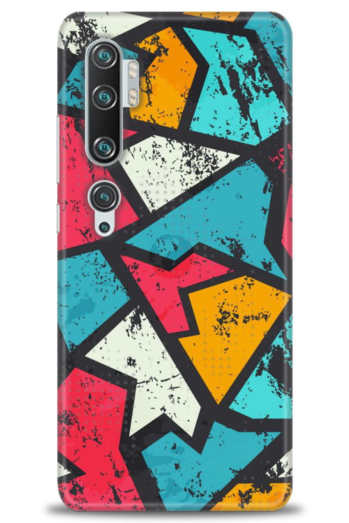 Xiaomi Mi Note 10 Kılıf HD Baskılı Kılıf - Grafiti