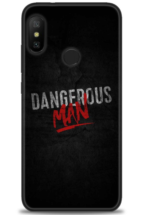 Xiaomi Mi A2 Lite Kılıf HD Baskılı Kılıf - Dangerous Man