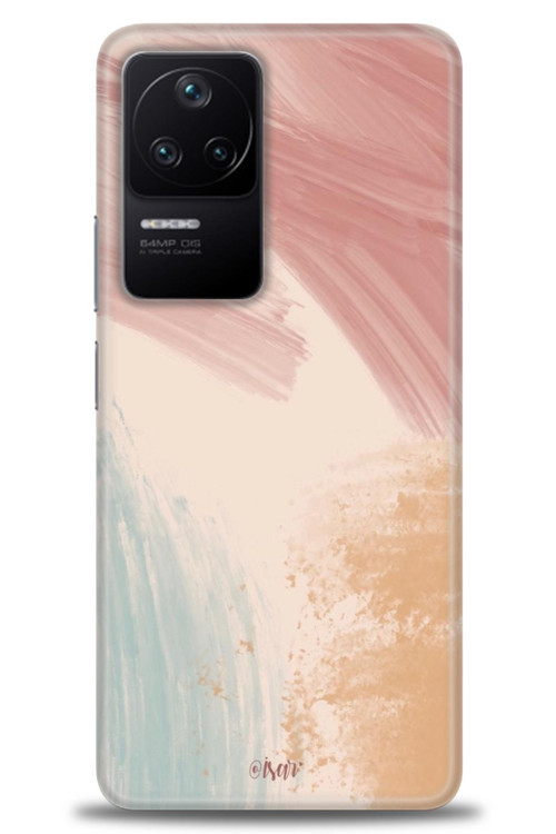 Xiaomi Poco F4 Kılıf HD Baskılı Kılıf - Soft Renkler