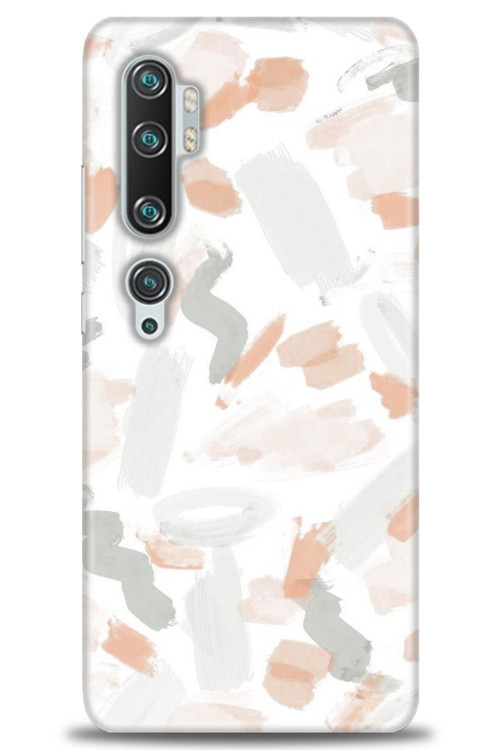 Xiaomi Mi Note 10 Pro Kılıf HD Baskılı Kılıf - Fırça Darbeleri