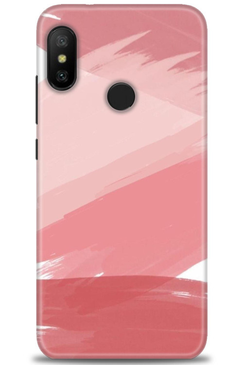 Xiaomi Mi A2 Lite Kılıf HD Baskılı Kılıf - Pembe Palet