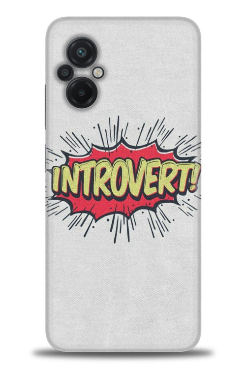 Xiaomi Poco M5 Kılıf HD Baskılı Kılıf - Introvert!