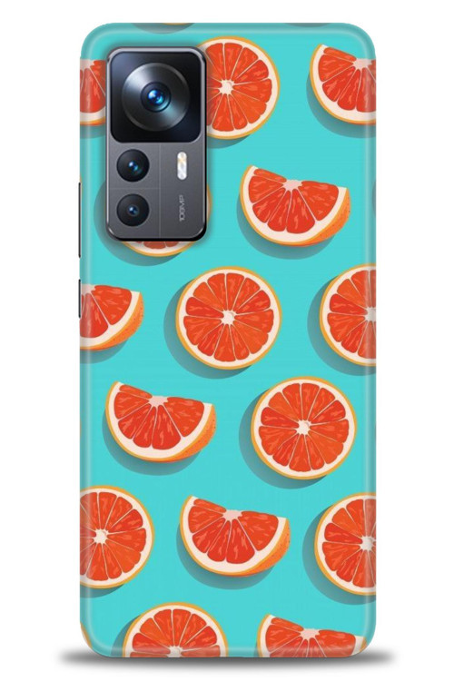 Xiaomi Mi 12T Kılıf HD Baskılı Kılıf - Portakal Dilimleri