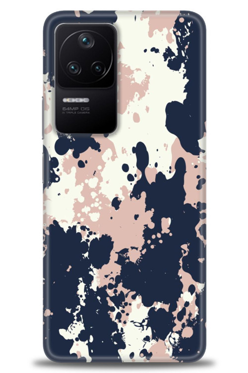 Xiaomi Poco F4 Kılıf HD Baskılı Kılıf - Lacivert