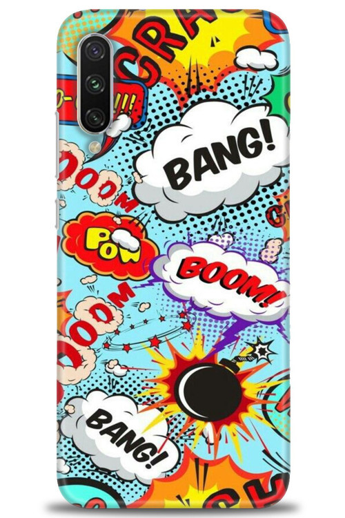 Xiaomi Mi A3 Kılıf HD Baskılı Kılıf - Bang Boom
