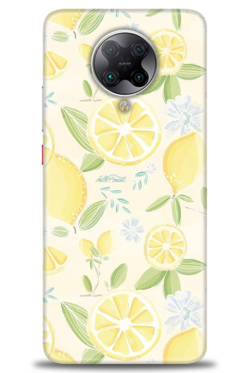 Xiaomi Poco F2 Pro Kılıf HD Baskılı Kılıf - Limon